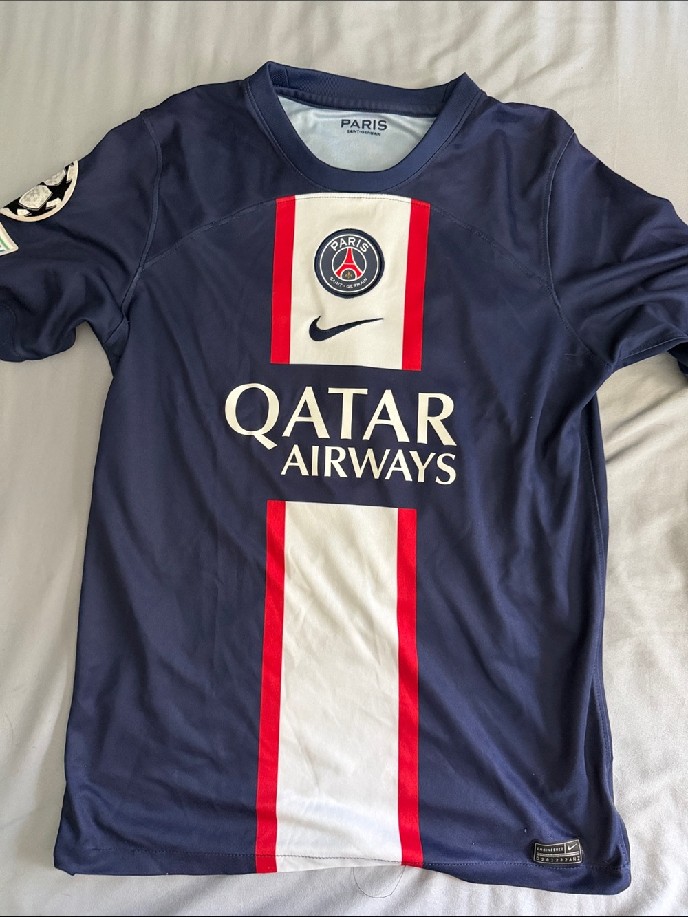 Nike Paris Saint-Germain Soccer Jersey - Navy, White & Red